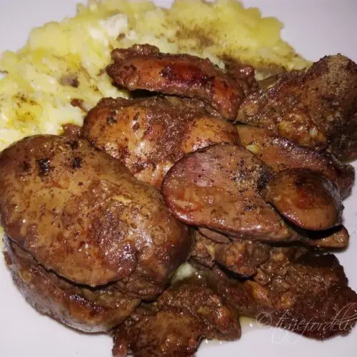 pan fried chicken livers