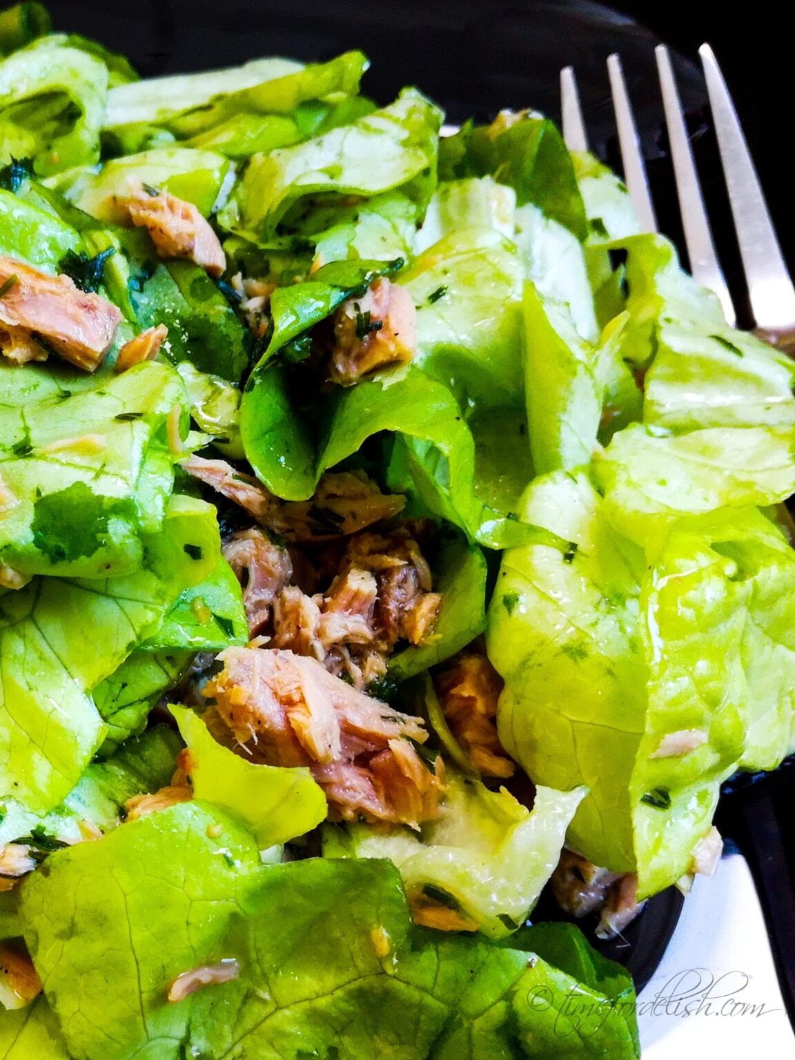 Quick Tuna Salad With Lettuce Recipe