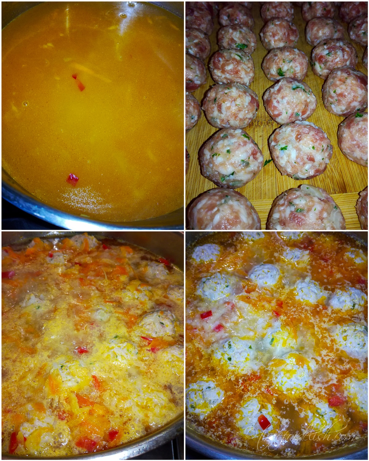 soup with meatballs recipe